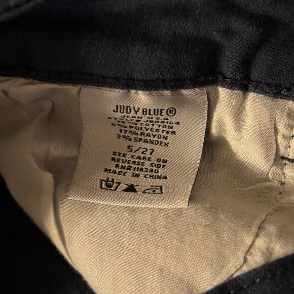 Judy Blue Women’s 5 27 x 26 Jeans Super Flare High Rise Stretch Bell Bottom - Picture 7 of 12